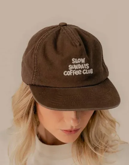 Picture of Women Solid Round Cap