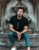 Picture of Button Up Top Black